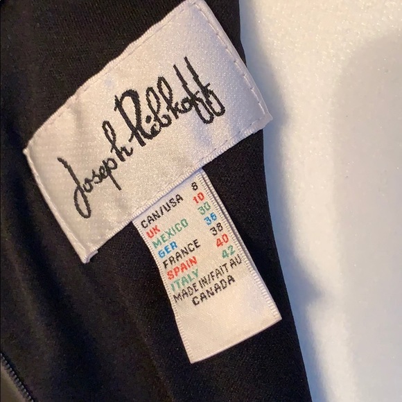 Joseph Ribkoff Black Zebra Bodycon Dress - Picture 5 of 5